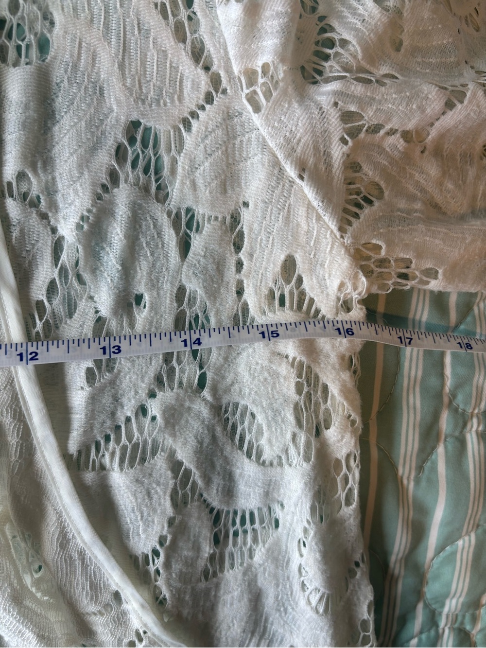 Fairy Grunge Lace Button-Front with Collar Shirt Whimsigoth Sheer - Picture 10 of 10